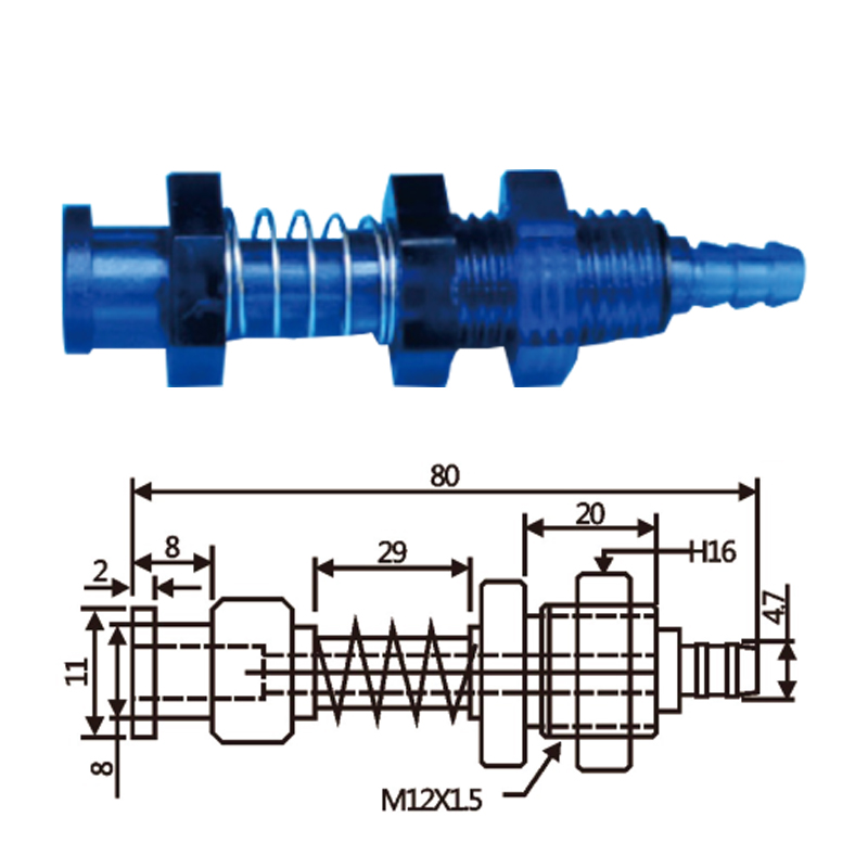 JSH11-1280塑料后進(jìn)氣金具