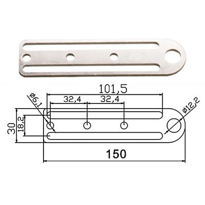 金具固定板H-JD20E-096