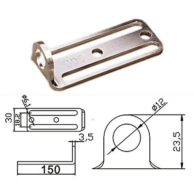 雙槽金具L型支架--JD20E-108